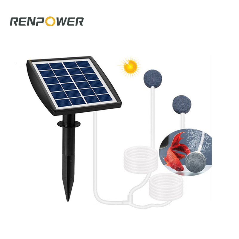 Nouvelle pompe d'oxygène solaire 2W Type de stockage